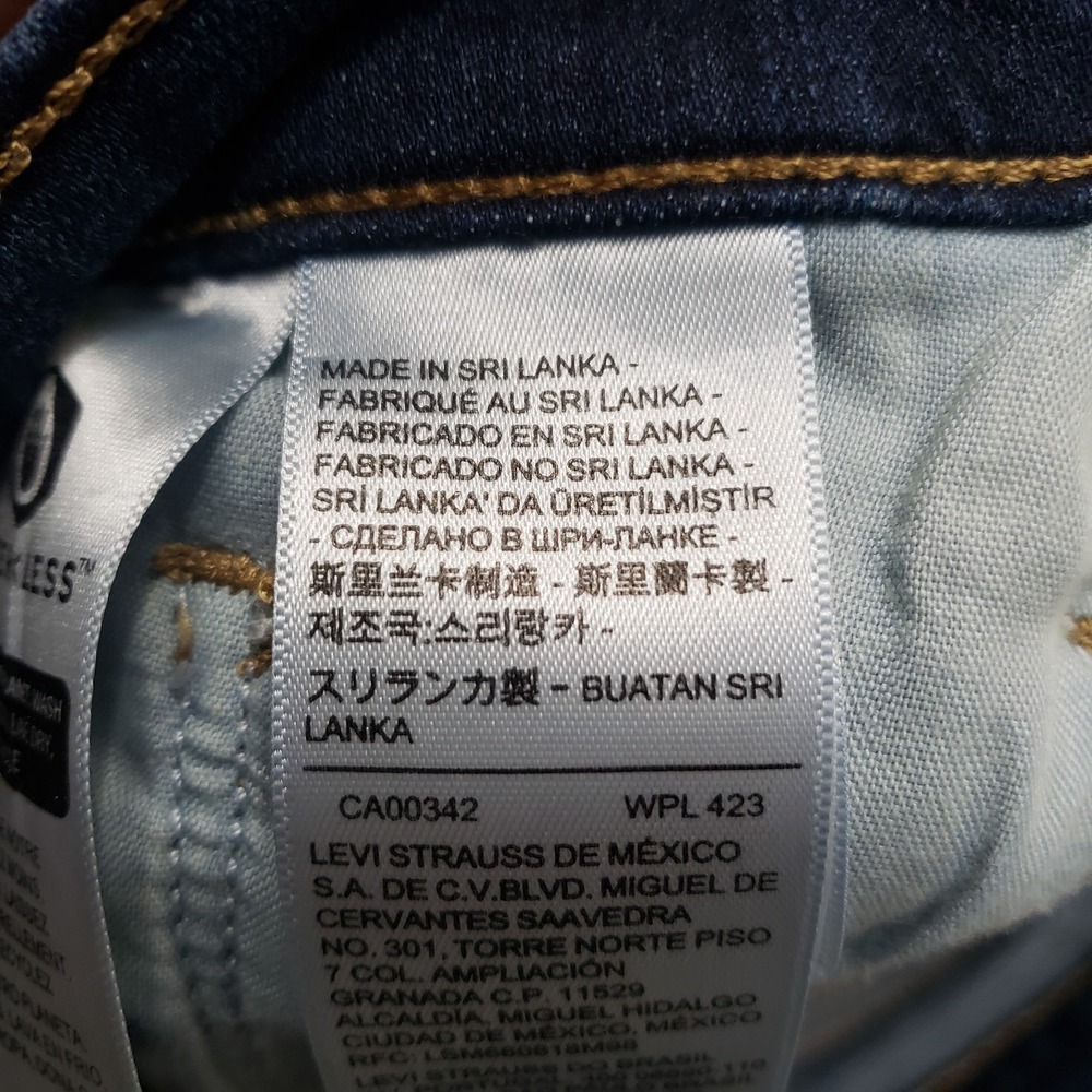 Levi's Jeans Womens 27 Blue Classic Bootcut Denim Medium Wash Stretch - Picture 7 of 12